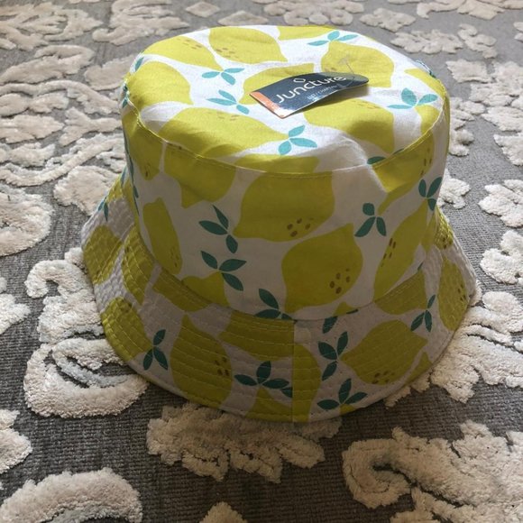 Juncture Accessories - Juncture, Women's Bucket Hat, Lemon print, One Size, NWT